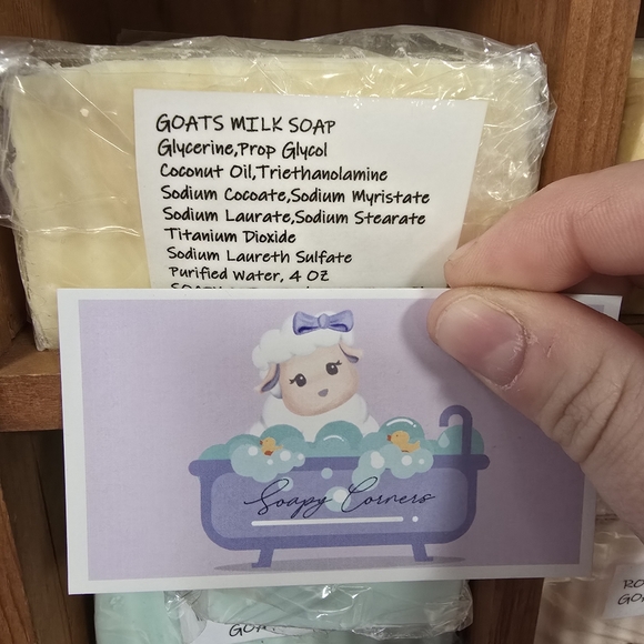 Peaches and Cream Goat Milk Soap - Picture 2 of 2